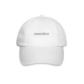 Schwarzwälder Schwarzwald Berge Geschenk - Baseballkappe - Weiß/Weiß - Vorne