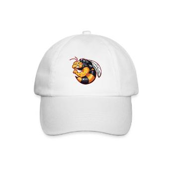 bee cycles beast gym fitness - Baseball Cap - white/white - Front