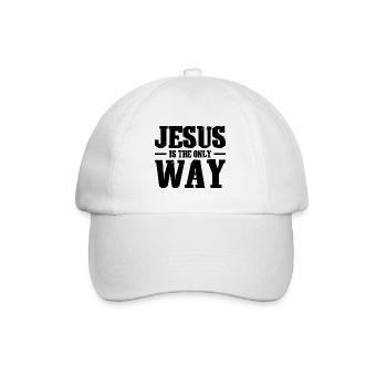 Jesus Christus Glaube - Baseballkappe - Weiß/Weiß - Vorne