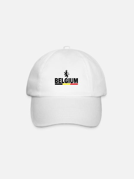 Belgique Belgique Brussel maison cadeau maison - Casquette classique - blanc/blanc