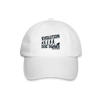 Border Collie Dog Owners Evolution Drôle - Casquette classique - blanc/blanc - Devant