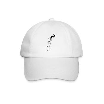 Reptile lizard gift saying - Baseball Cap - white/white - Front