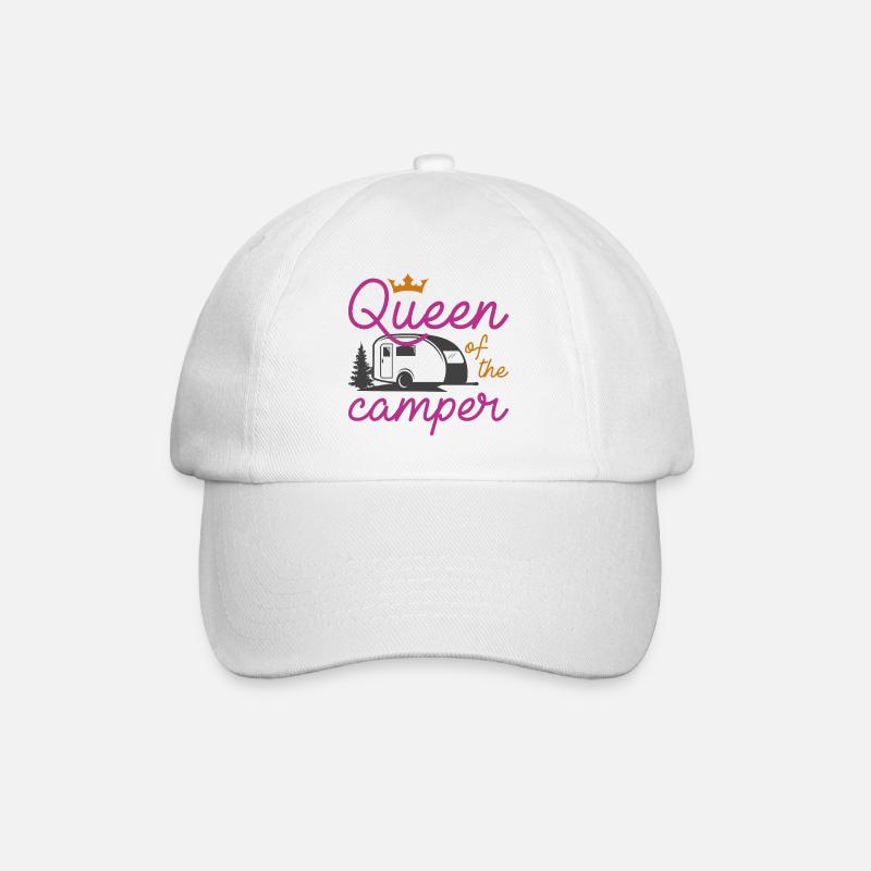 Reine du camping-car - Casquette classique - blanc/blanc