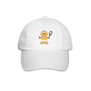 BABY - KIND - NACHWUCHS - TENNIS - SPORT - Baseballkappe - Weiß/Weiß - Vorne
