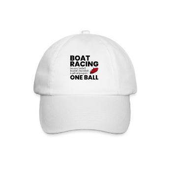 Boat Racing Powerboat Speedboat Offshore Race - Baseball Cap - white/white - Front
