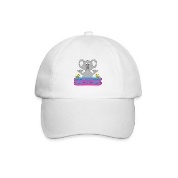 KOALA - POOL - PLANSCHBECKEN - SHAKA - SOMMER - Baseballkappe - Weiß/Weiß - Vorne