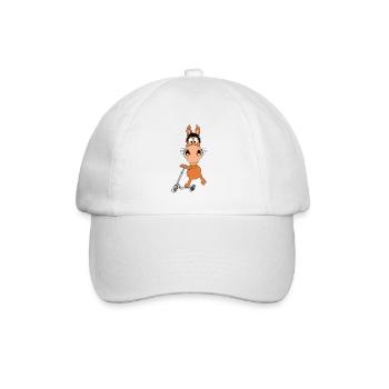 PFERD - PONY - ROLLER - TIER - KIND - BABY - Baseballkappe - Weiß/Weiß - Vorne