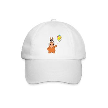 DRACHEN - PONY - PFERD - DRACHENSTEIGEN - KITE - Baseballkappe - Weiß/Weiß - Vorne