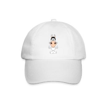 PFERD - PONY - REITEN - TIER - KIND - BABY - Baseballkappe - Weiß/Weiß - Vorne