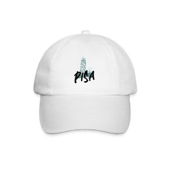 Pise Italie ville natale, tourisme tour de Pise - Casquette classique - blanc/blanc - Devant