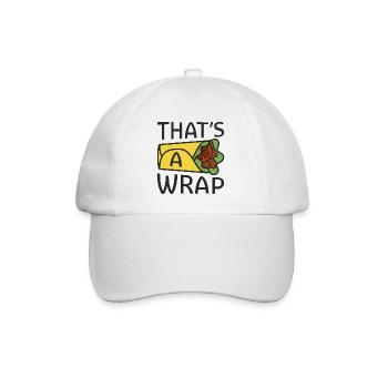 That’s A Wrap - Baseball Cap - white/white - Front