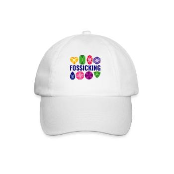 Collecte de roches Géologie Rock hound Fossicking - Casquette classique - blanc/blanc - Devant