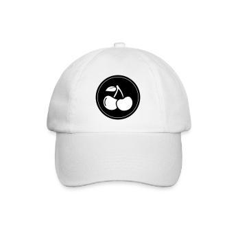Kirschen obst - Baseballkappe - Weiß/Weiß - Vorne