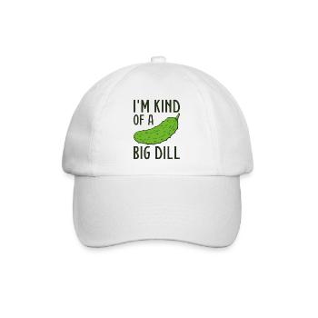 Ich bin irgendwie ein großer Dill - Baseballkappe - Weiß/Weiß - Vorne