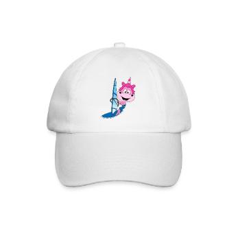 EINHORN - WINDSURFER - SURFER - WASSERSPORT - Baseballkappe - Weiß/Weiß - Vorne