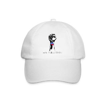 Fist Flag Reunion - Baseballkappe - Weiß/Weiß - Vorne