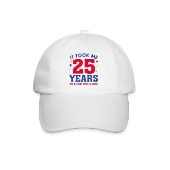 Il m’a fallu 25 ans pour être aussi belle - Casquette classique - blanc/blanc - Devant