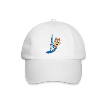 EICHHÖRNCHEN - WINDSURFER - SURFER - WASSERSPORT - Baseballkappe - Weiß/Weiß - Vorne