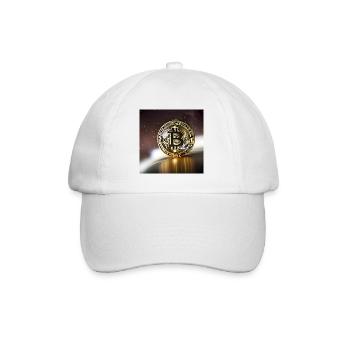 Bitcoin, Lune et étoiles - Casquette classique - blanc/blanc - Devant