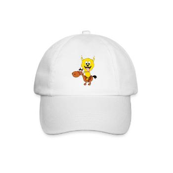 MONSTER - REITEN - TIERE - TIERISCH - KIND - BABY - Baseballkappe - Weiß/Weiß - Vorne