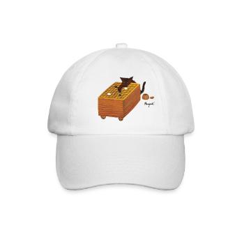 Renifler la troisième ligne - Casquette classique - blanc/blanc - Devant