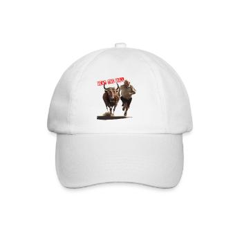 Pensioner Taurus Beat the Bull Gift - Baseball Cap - white/white - Front