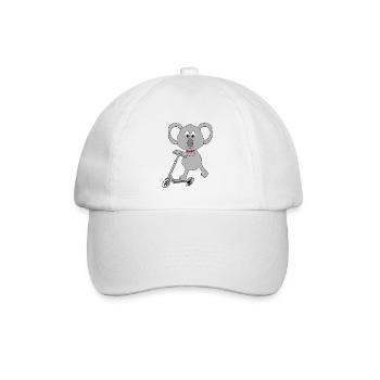 KOALA - ROLLER - TIER - KIND - BABY - SPORT - Baseballkappe - Weiß/Weiß - Vorne