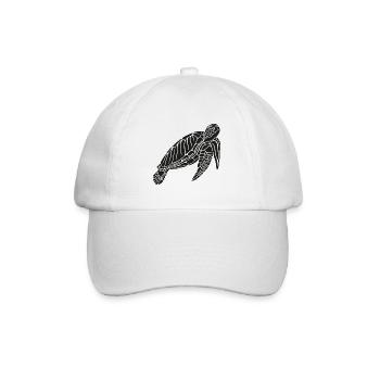 Turtle - Baseball Cap - white/white - Front