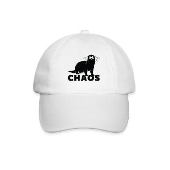 Otter Chaos - Baseball Cap - white/white - Front
