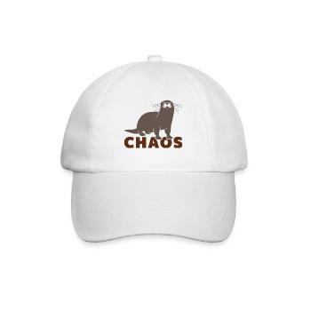 Otter Chaos - Baseball Cap - white/white - Front