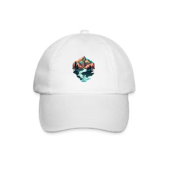 SURREAL - Baseball Cap - white/white - Front