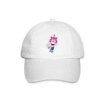 VOLLEYBALL - SPORT - EINHORN - KIND - BABY - Baseballkappe - Weiß/Weiß - Vorne