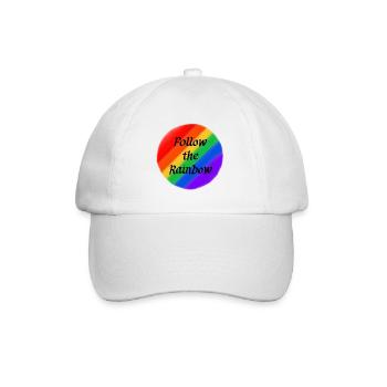 Follow the rainbow - Baseball Cap - white/white - Front