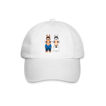 PFERDE - PONYS - HOCHZEIT - HEIRATEN - LIEBE - Baseballkappe - Weiß/Weiß - Vorne