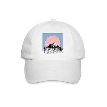 Esthétique de montagne Esthétique Graphique - Casquette classique - blanc/blanc - Devant