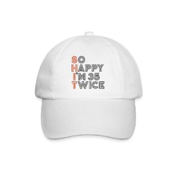 70th Birthday 70th Years Birthday Saying Funny - Baseball Cap - white/white - Front