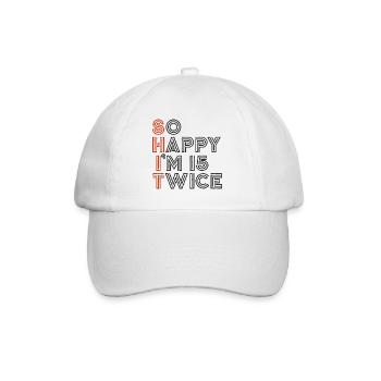30th Birthday 30th Years Birthday Saying Funny - Baseball Cap - white/white - Front