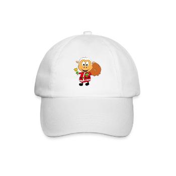 SCHAF - WEIHNACHTSMANN - TIER - TIERISCH - Baseballkappe - Weiß/Weiß - Vorne