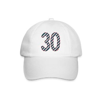 HAPPY BIRTHDAY. JOYEUX ANNIVERSAIRE. ANNIVERSAIRE. - Casquette classique - blanc/blanc - Devant