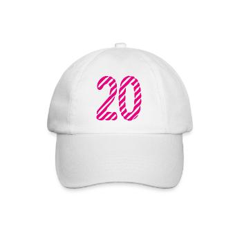 20. 20 YEARS. 20th ANNIVERSARY. 20TH ANNIVERSARY. - Baseball Cap - white/white - Front