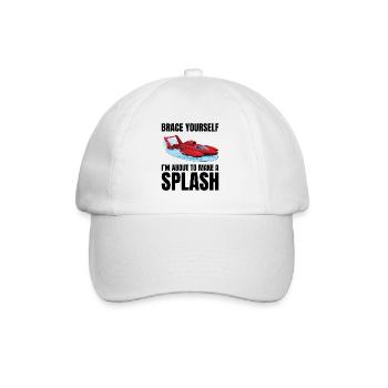 Alerte d’éclaboussure : Course d’hydroplanes Fun Water Sport - Casquette classique - blanc/blanc - Devant