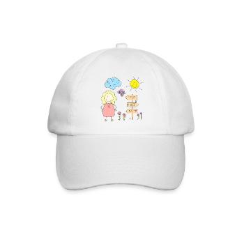 Have a nice day - Baseball Cap - white/white - Front