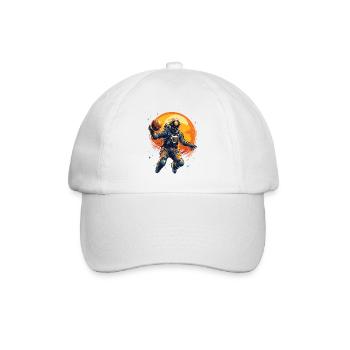 Astronaut basketball player in space - Baseball Cap - white/white - Front