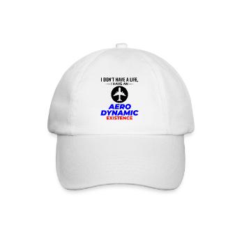 Aerospace Engineer Flight Mechanics Plane Airplane - Baseball Cap - white/white - Front