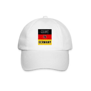 Drapeau Allemand Origine Rétro Vintage - Casquette classique - blanc/blanc - Devant