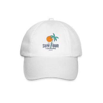 Surf tour Teahupoo Tahiti - Casquette classique - blanc/blanc - Devant