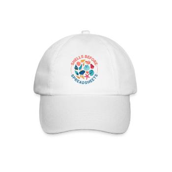 Seashells Collector Beachcomber Sea Shell - Baseball Cap - white/white - Front