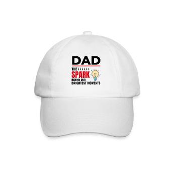 Elektriker Vater Elektrotechniker Ingenieur - Baseballkappe - Weiß/Weiß - Vorne