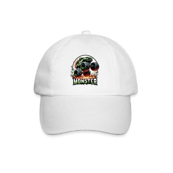 Monster Truck Voiture de pompier Voiture Camion - raffstaff ® - Casquette classique - blanc/blanc - Devant