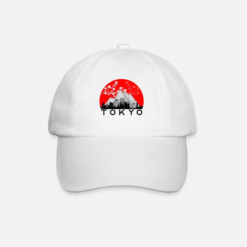 Tokyo - Baseballkappe - Weiß/Weiß